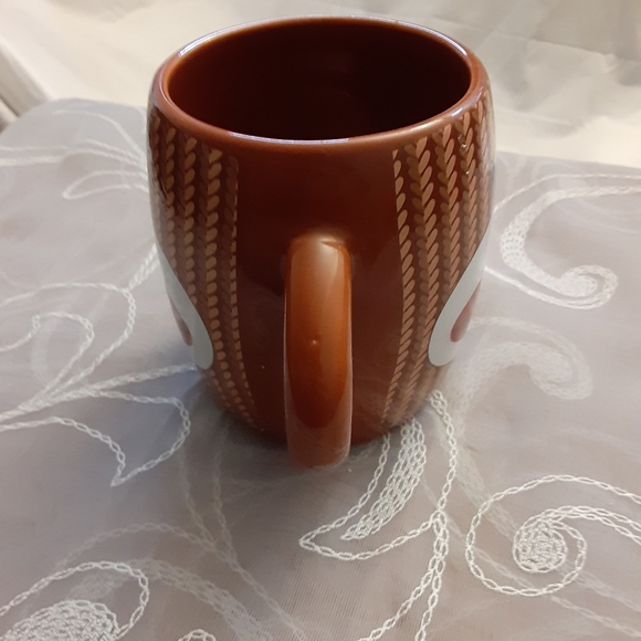 Gallerie Sock Monkey Coffee/Tea/Hot Chocolate Mug 14 Oz Capacity Double Handles - Picture 4 of 6